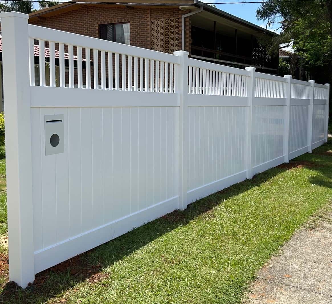 PVC Fencing Sunshine Coast home